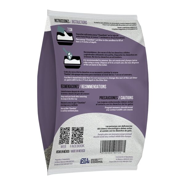 Arena para gato Clean Kats Premium 5 kg - Imagen 2