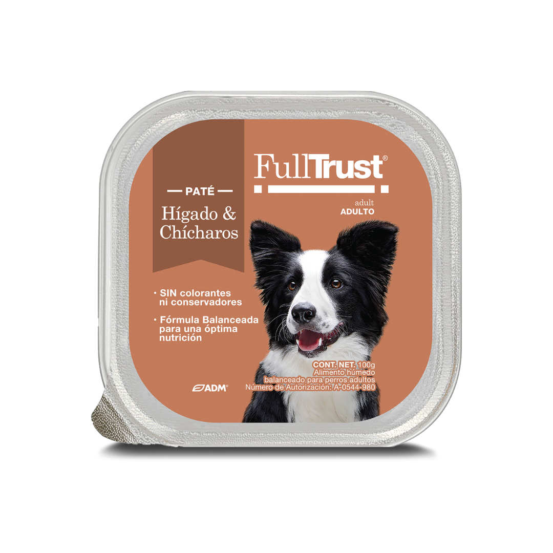 Lata fulltrust hígado y chícharos